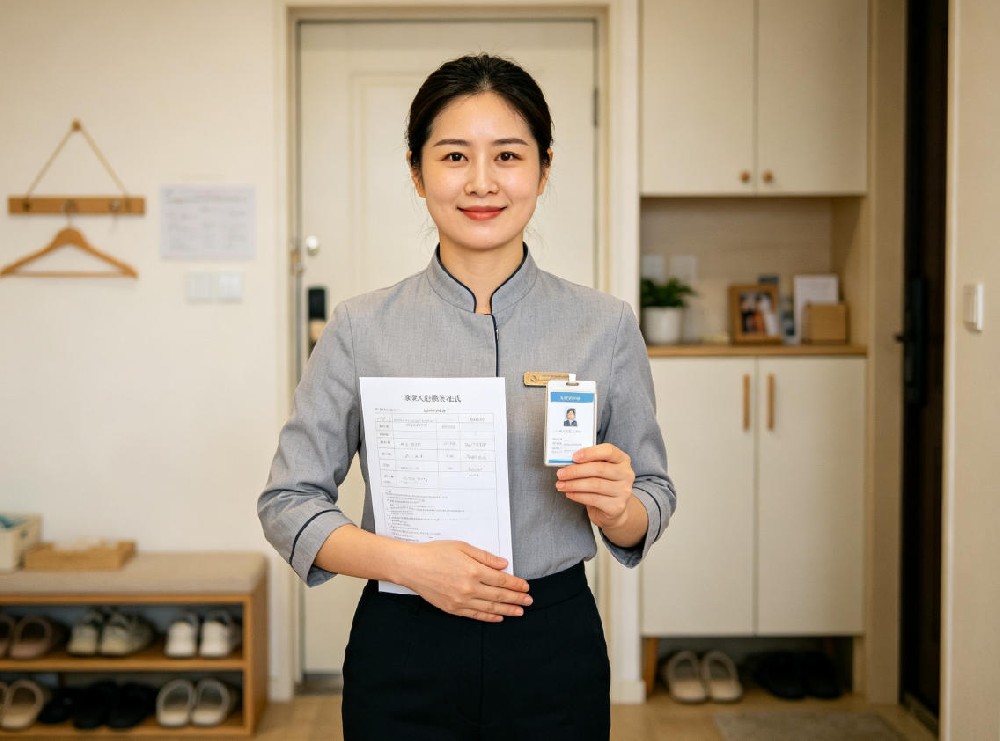 家政从业人员开展仪容仪表入户服务礼仪实训，学员现场学习服务沟通规范