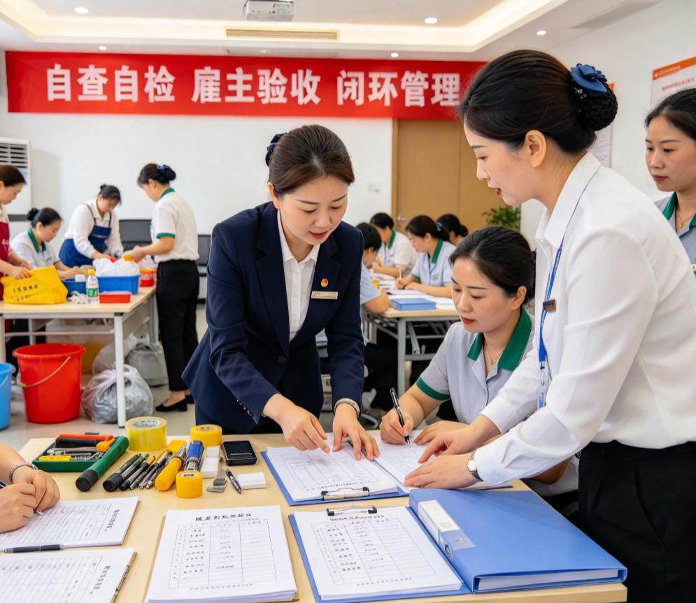家政人员学习上门入户、居家保洁标准化作业规范